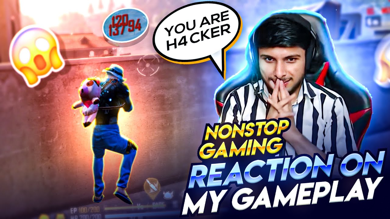 NonStopGaming Reaction on me 😨 He accused me of Hacking 👾