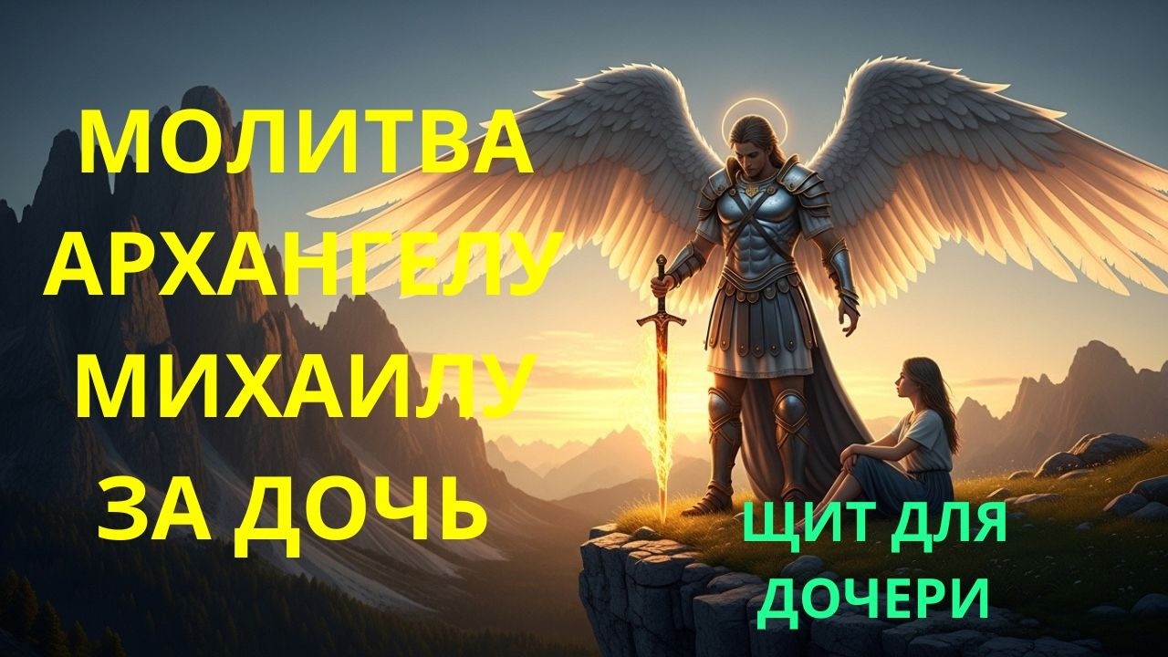 МАТЕРИНСКАЯ СИЛЬНАЯ МОЛИТВА АРХАНГЕЛУ МИХАИЛУ ЗА ДОЧЬ И БЕДА ОБОЙДЕТ, УНИЧТОЖИТ НЕГАТИВ И ЗАВИСТЬ.