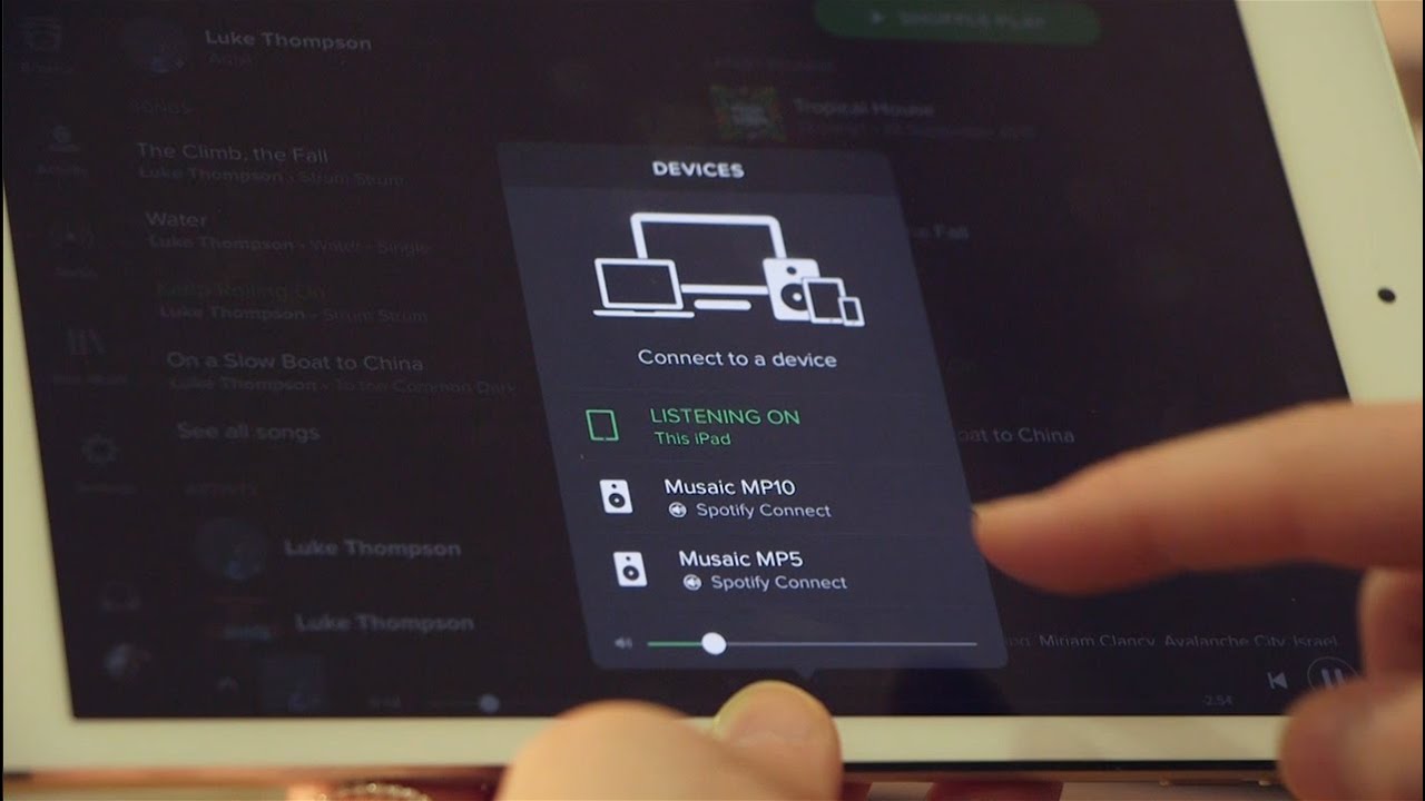 Musaic Spotify Connect Demo - stream music from Spotify through our wireless HiFi system