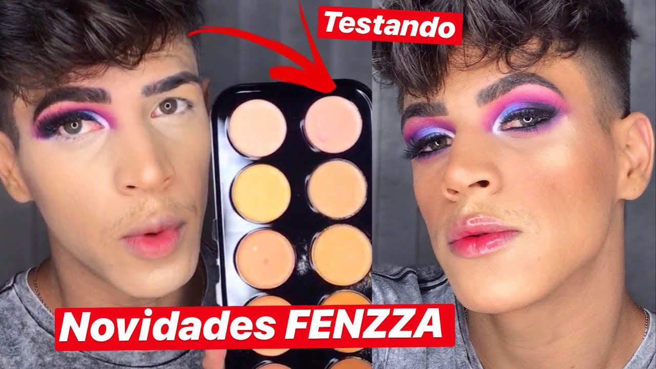 TESTANDO MAKES DA 25 DE MARÇO NOVIDADES DA FENZZA - Jemerson Myers