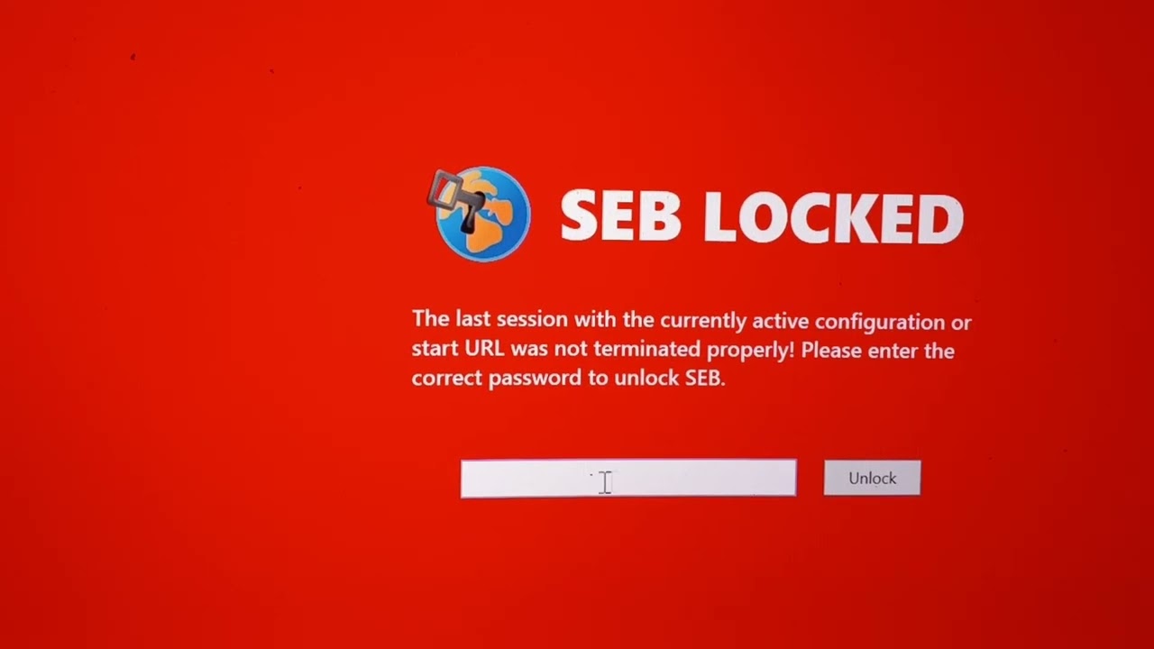 How to Overcome SEB Exambrowser UP UKMPPG Kemenag 2025 Occurs SEB LOCKED