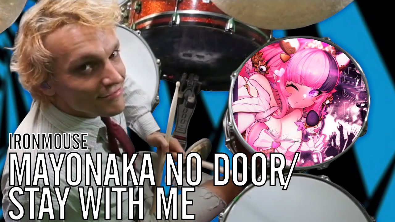 Ironmouse - Mayonaka No Door / Stay With Me | Office Drummer [First Time Hearing]