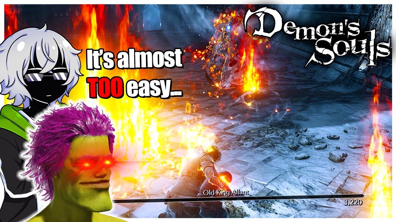 Demon's Souls but it's PURE CHEESE