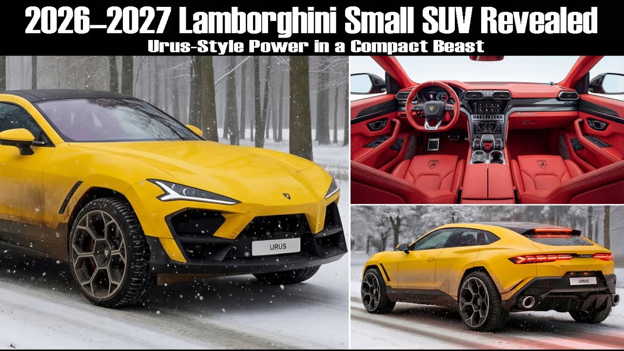 2026&ndash;2027 Lamborghini Small SUV Revealed: Urus-Style Power in a Compact Beast