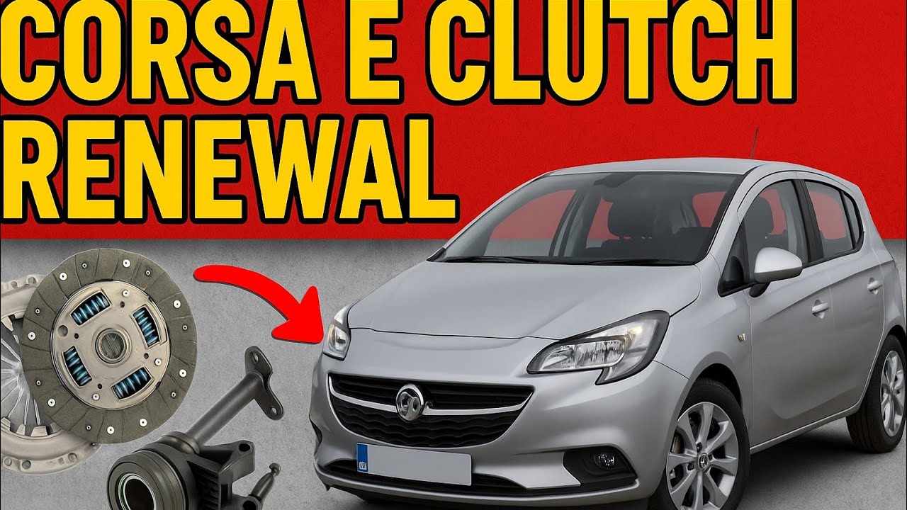 Corsa E - Full Clutch Renewal including Concentric Slave Cylinder F17 Gearbox. Step by Step Guide.