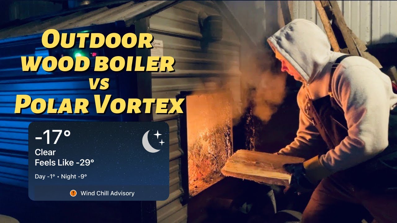 Уличный дровяной котел против Polar Vortex — как согреться в экстремальный холод