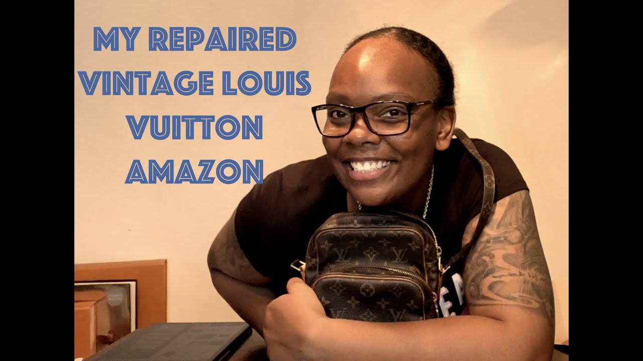 My Repaired Vintage Louis Vuitton Amazone Is BACK!!!