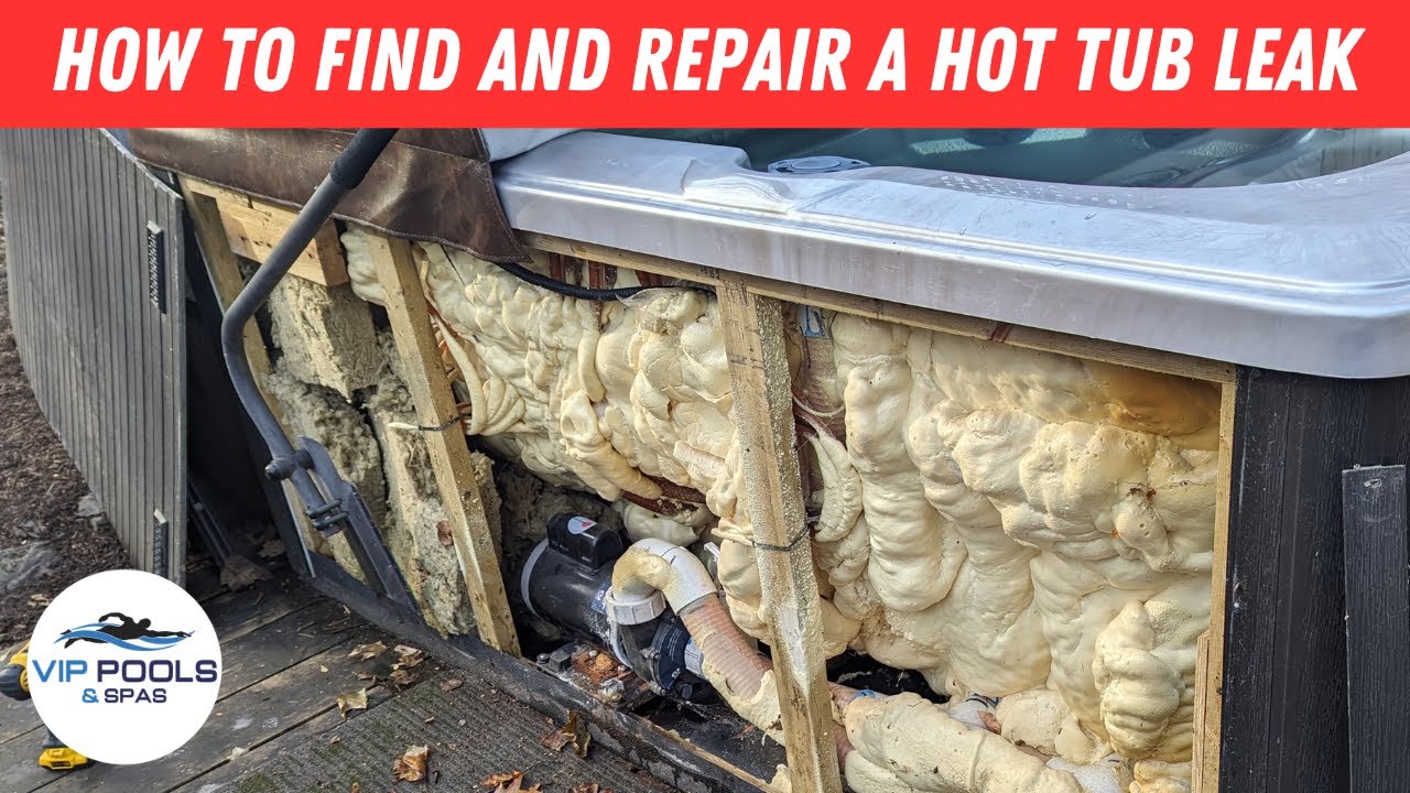 Hot Tub Plumbing Leak / How to Find a Hot Tub Leak / Hot Tub Leak Repair