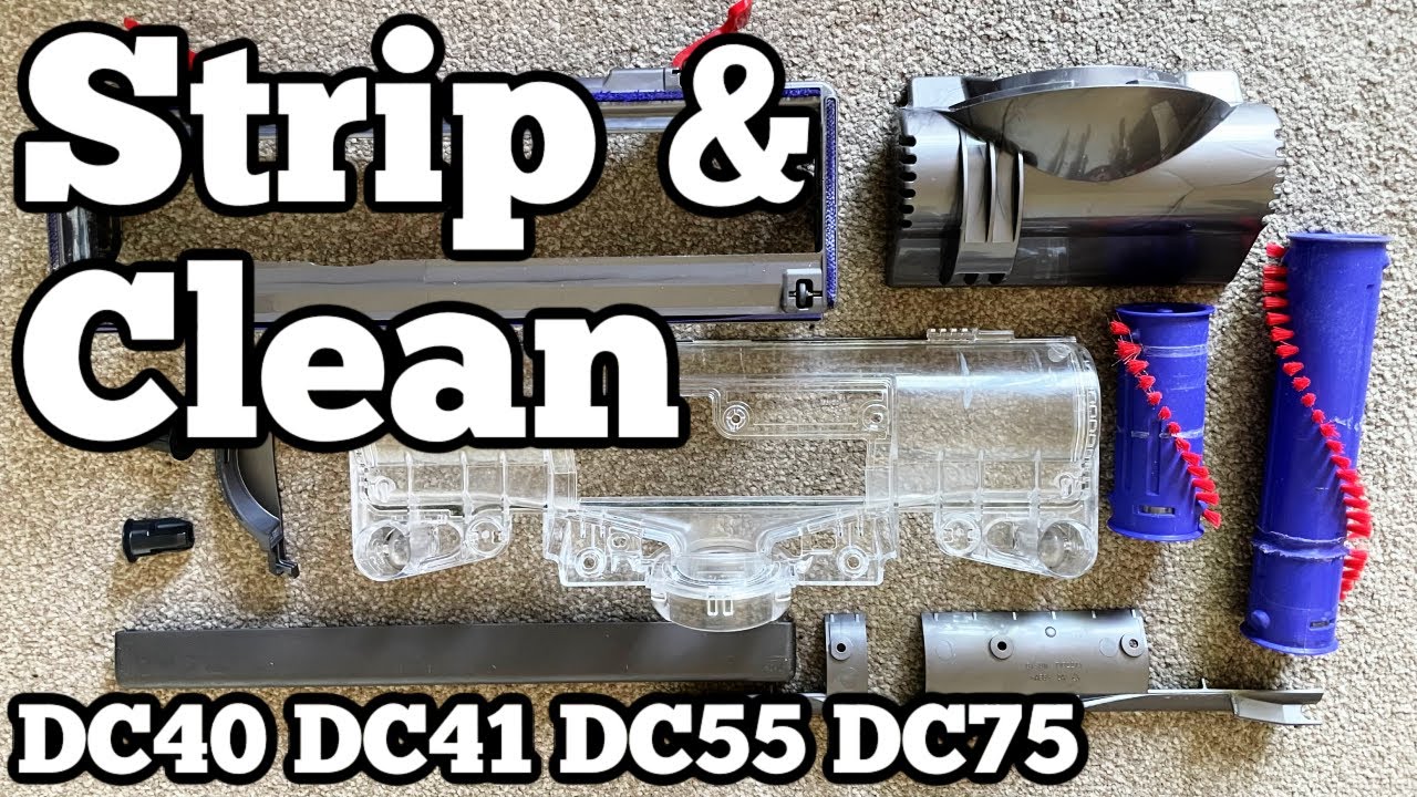 Dyson DC40 DC41 Floor Head Take Apart & Clean