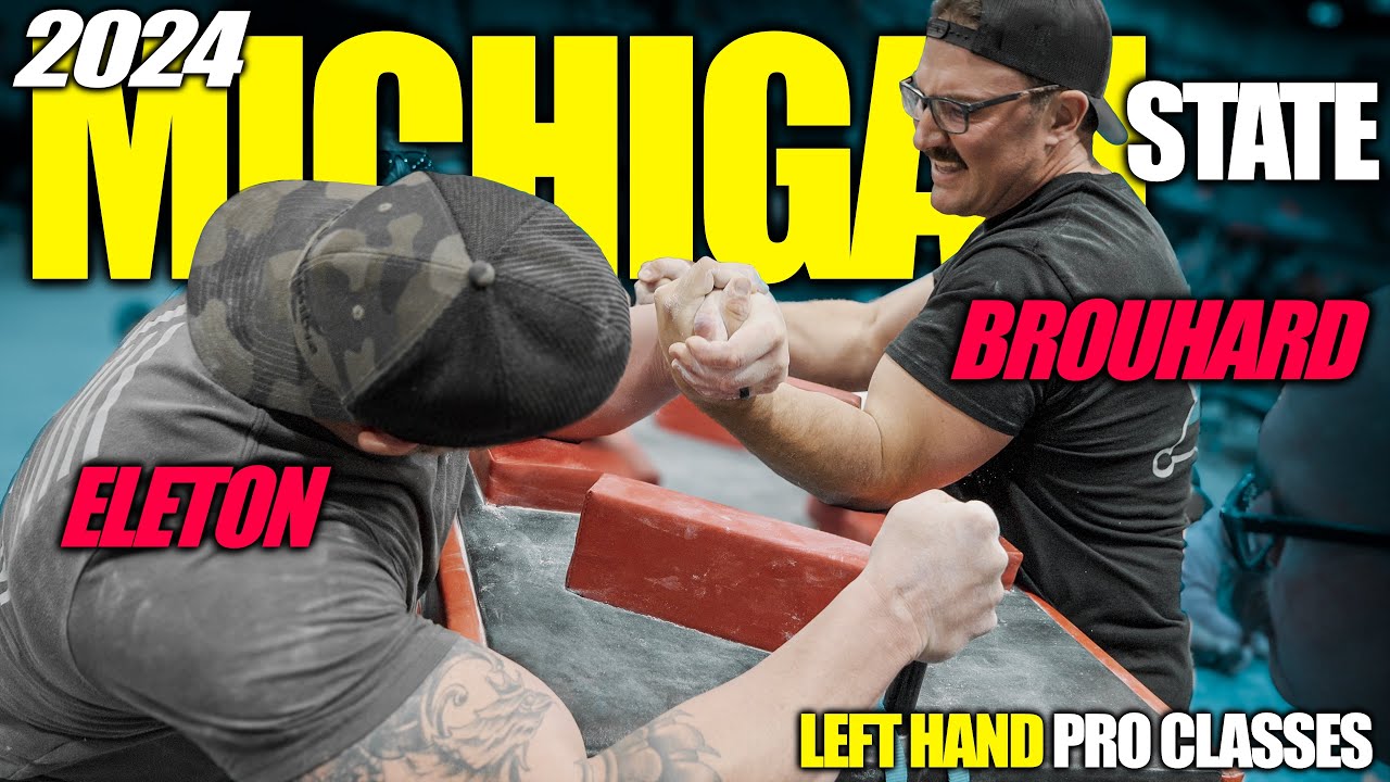 2024 Michigan State Armwrestling Championships - Left Hand Pro Classes