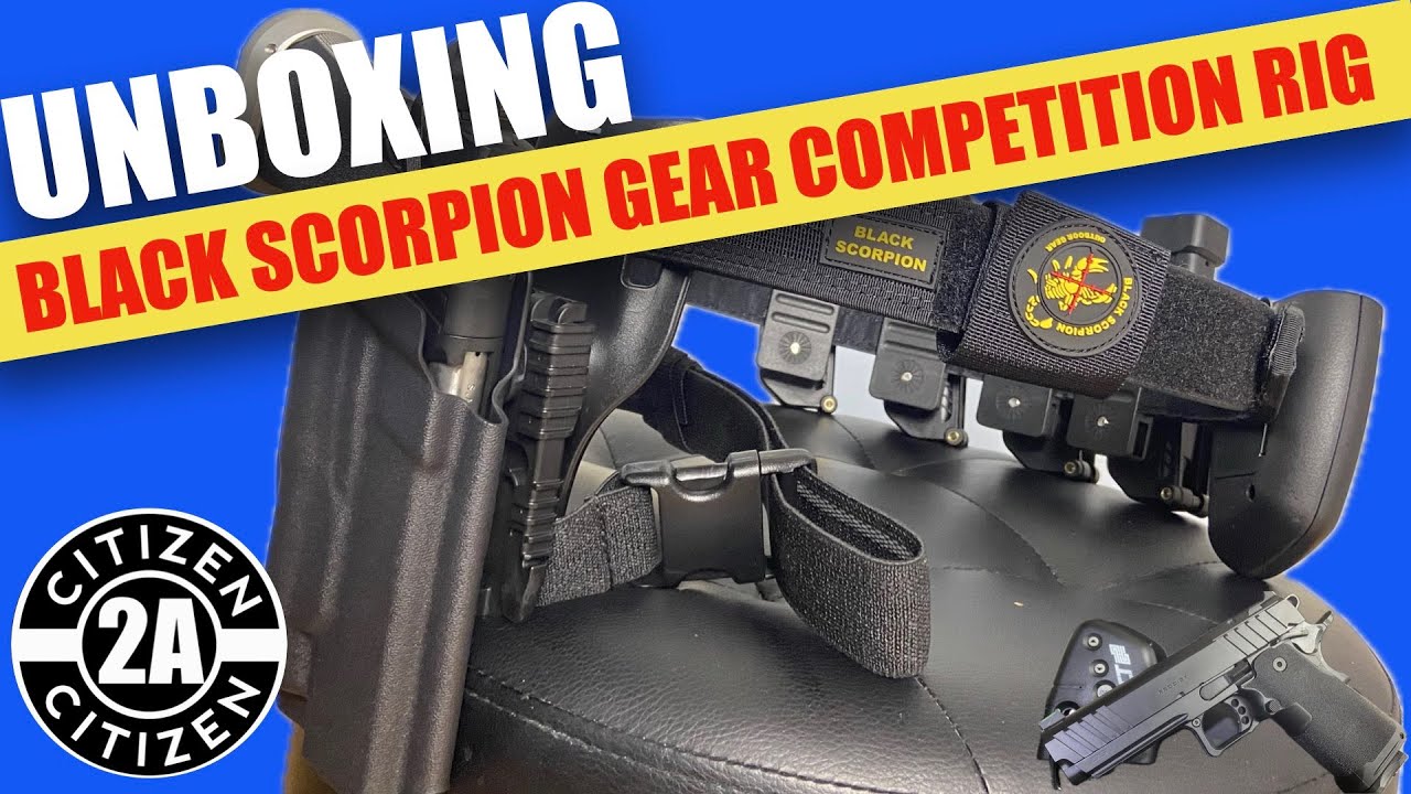 Black Scorpion Gear Competition Rig: «Распаковка лучшего пояса для соревновательного стрелка»