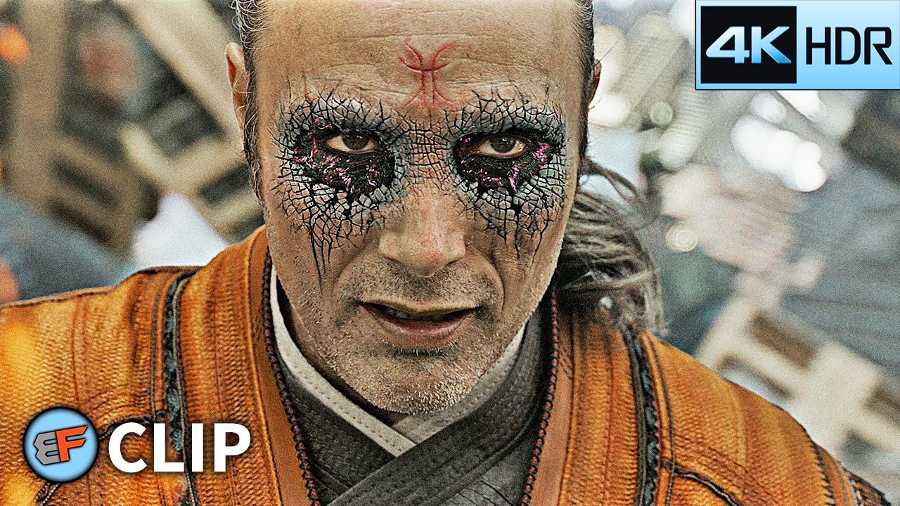 Ancient One vs Kaecilius - Mirror Dimension Fight | Doctor Strange (2016) IMAX 4K HDR Movie Clip