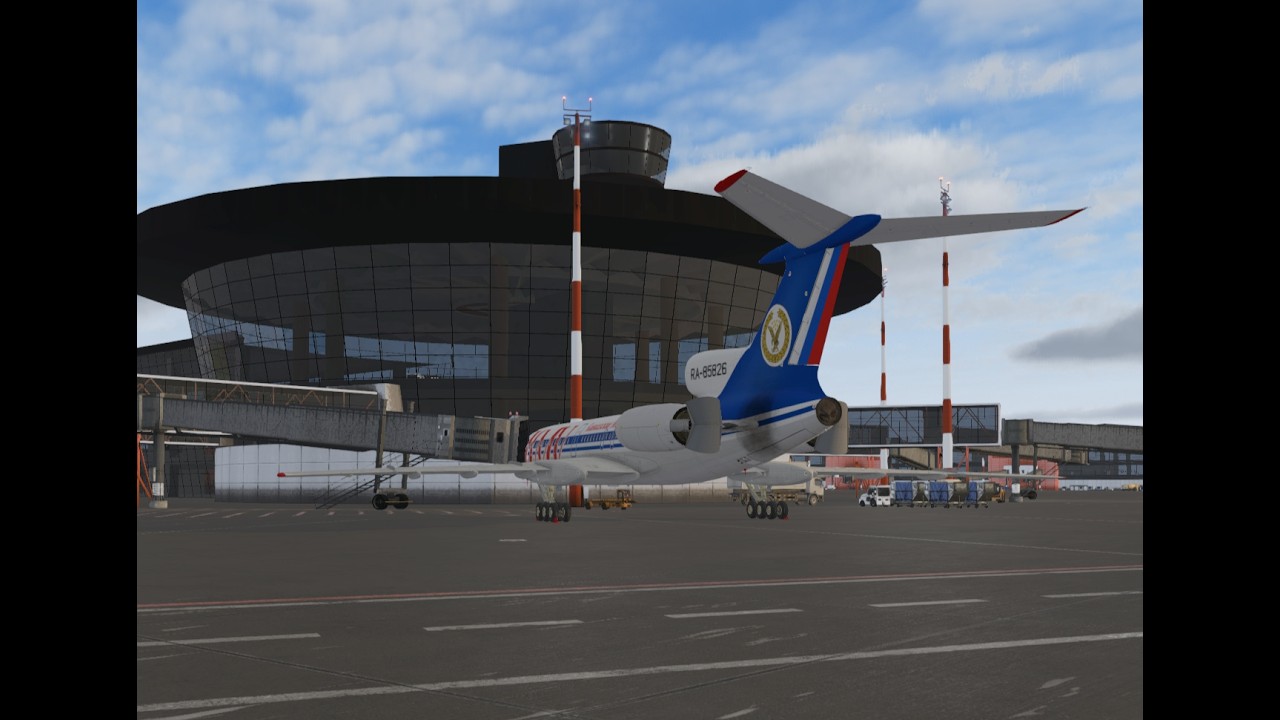MVD9023/9024 UUEE (Moscow) - EPGD (Gdansk) - UUEE (Moscow) Tu-154M RA-85835 Vatsim (part I)