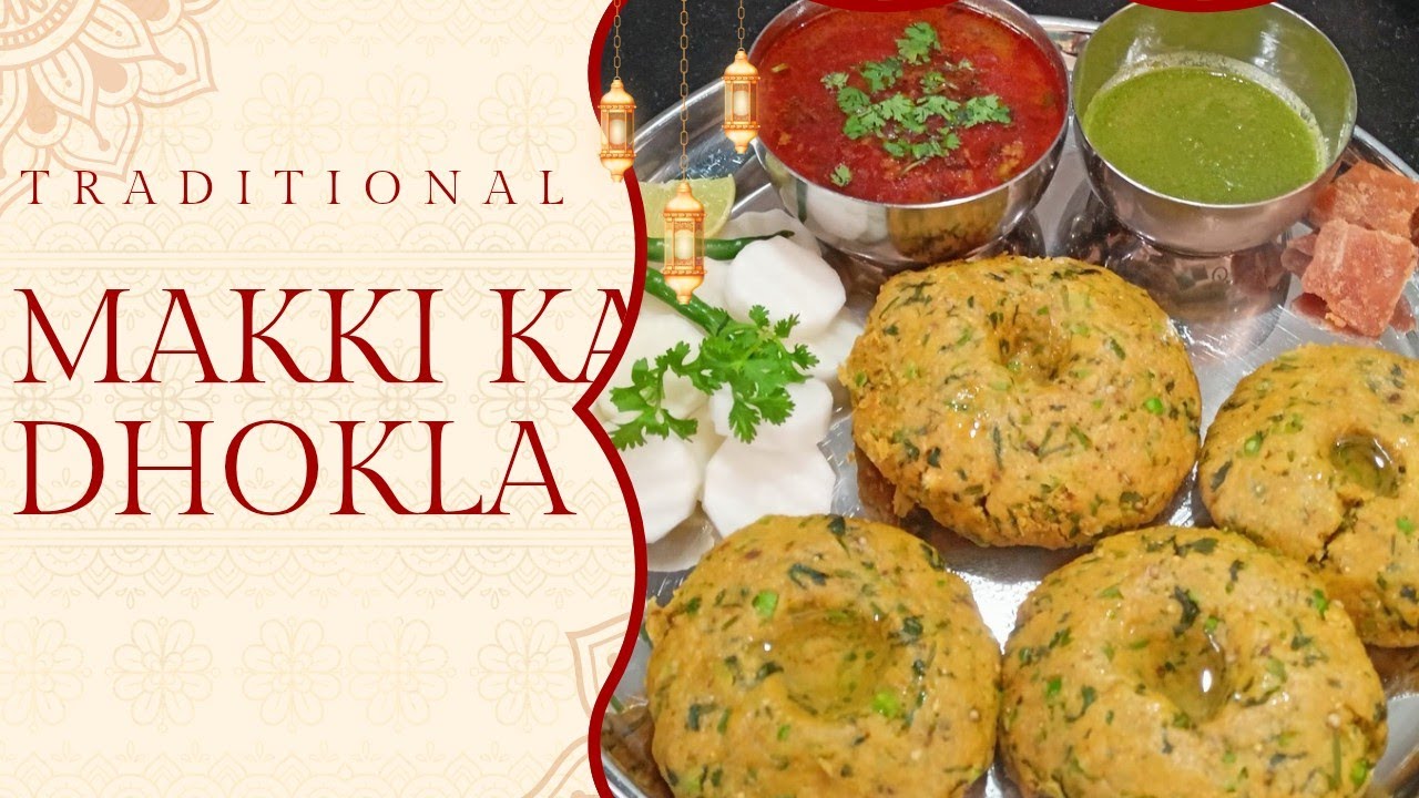 Rajasthan's traditional makki ka dhokla and urad dal recipe/makki Ka dhokla kaise banate hai 