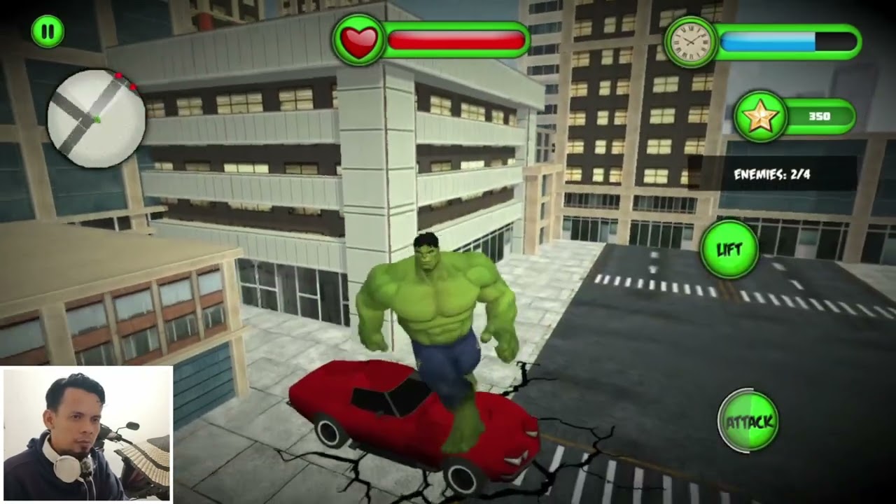 😅 Superhero Kalah Konyol — Tiang Lampu Jadi Musuh Terakhir Hulk!