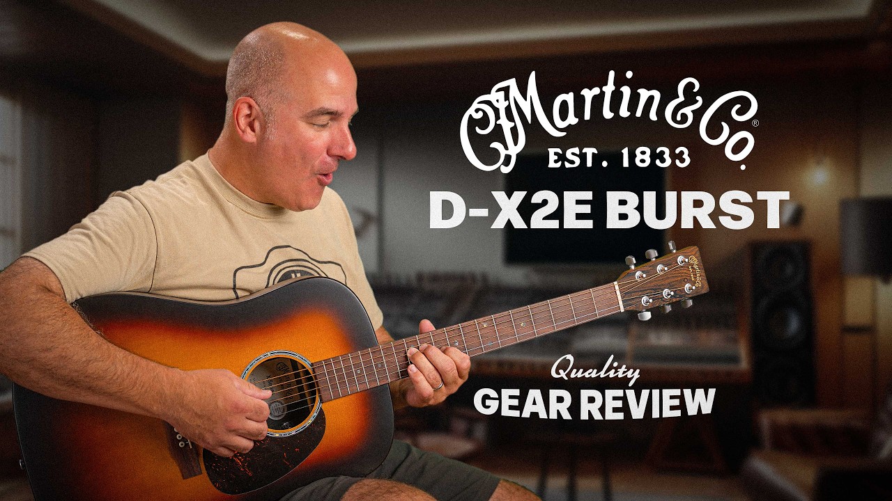 Обзор Martin D-X2E Ziricote Burst: бюджетный Martin с профессиональным потенциалом? | Обзор гитар...