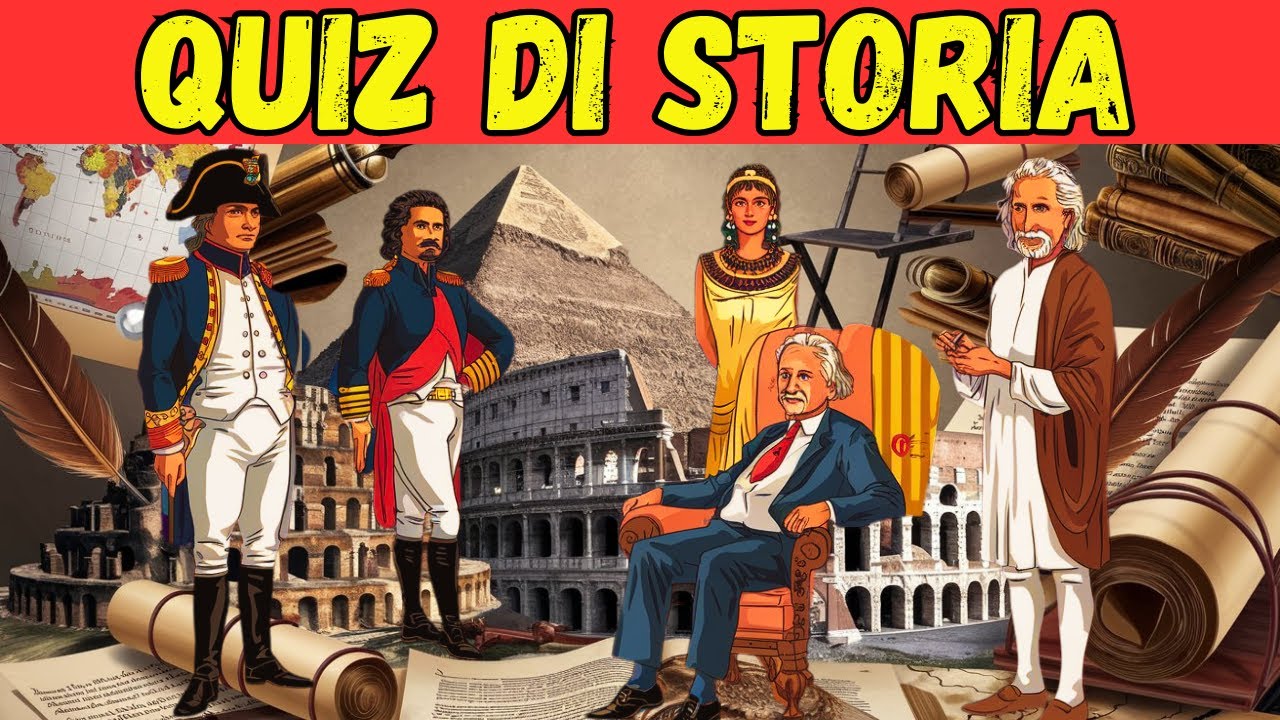 Quanto ne sai di Storia? 🏛️ Mettiti alla prova con 30 domande!