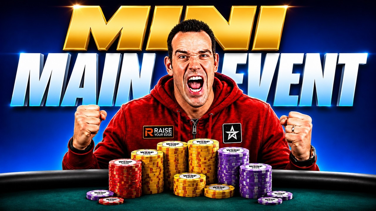 Мини-главное событие World Series of Poker с бай-ином $1000! | Влог с WSOP №18