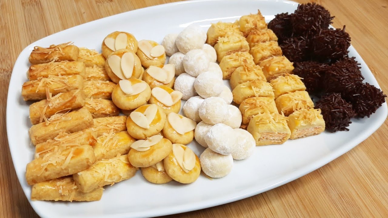 1 ADONAN JADI 5 JENIS KUE KERING !! MUDAH DAN PRAKTIS