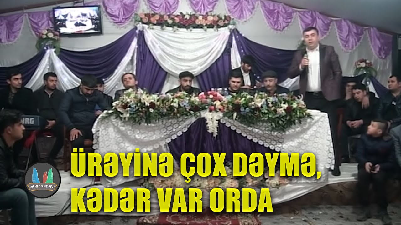 Qırğın deyişmə/Binəqədi toyu - 2018/V&uuml;qar Biləcəri, Rəşad Dağlı / &Uuml;rəyinə &ccedil;ox dəymə, kədər var orda