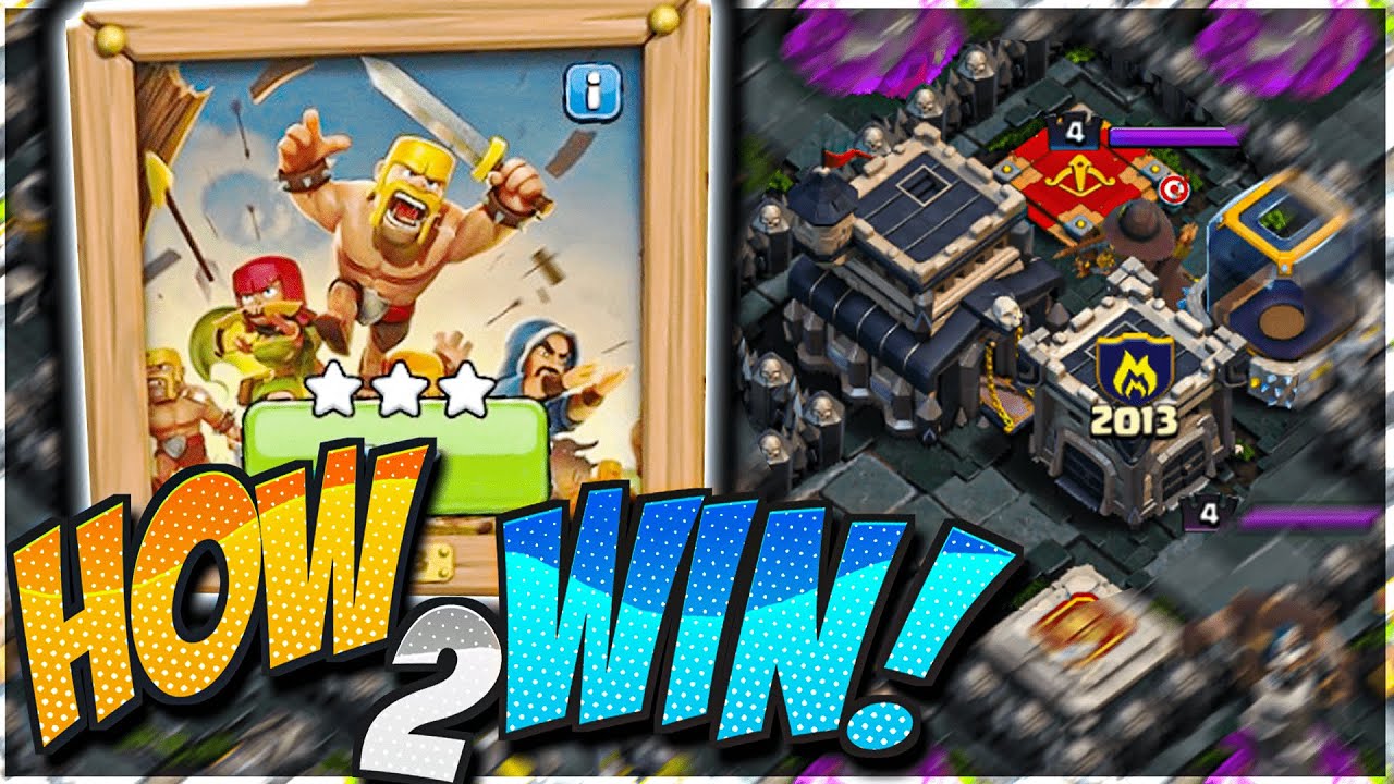 Spam GoWiPe to EASILY 3 Star the 2013 Challenge! (Clash of Clans)