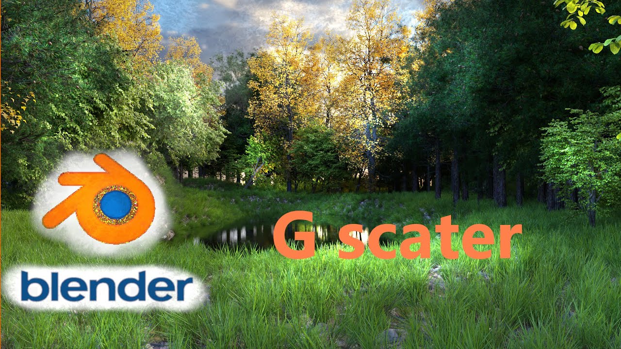 🌿Gscater обновление для Blender. Новые крутые функции! 🔥