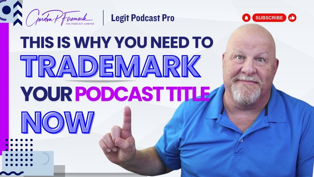 Why you shouldn't wait to trademark your podcast title