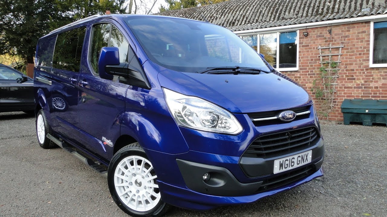 2016 FORD TRANSIT CUSTOM 290 L2H1PVSsportline Limited Edition Double-Cab-In Van 155 BHP