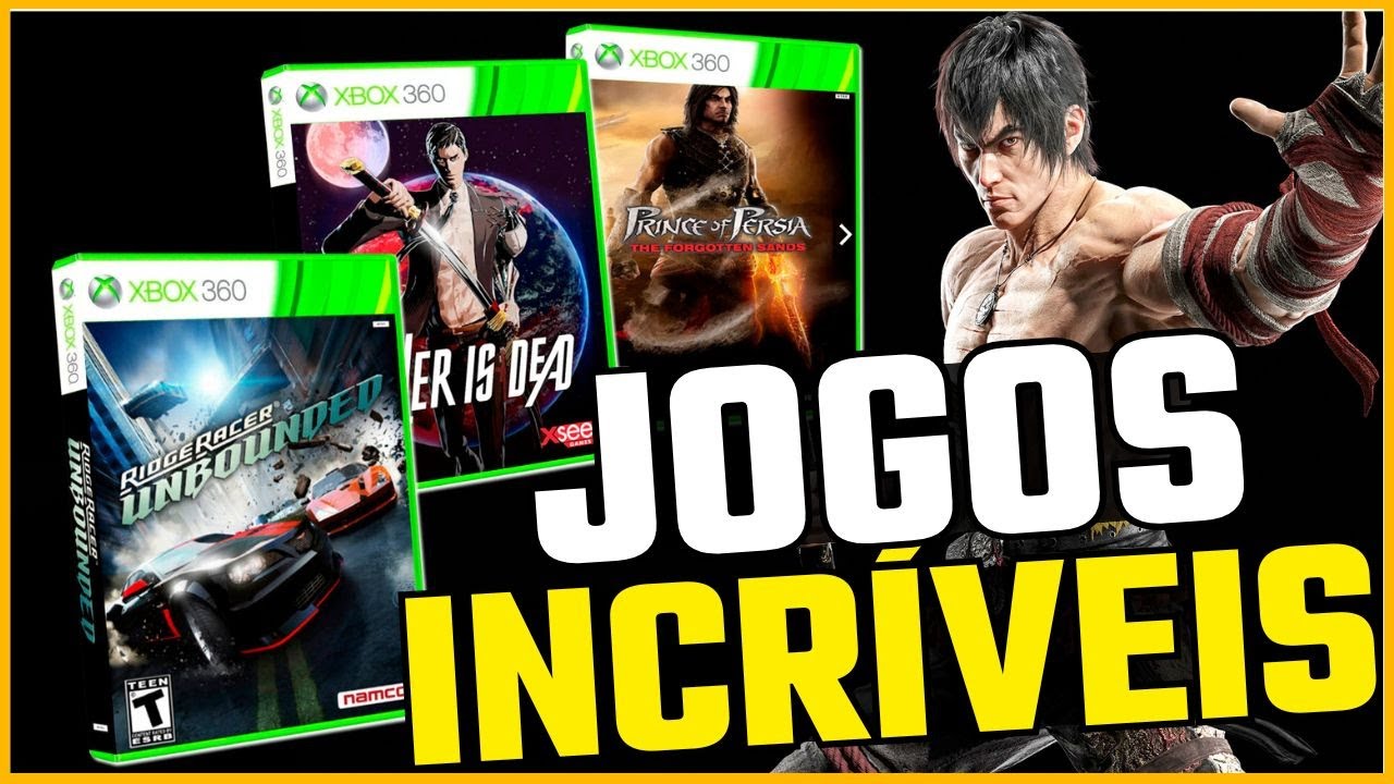 Jogos INJUSTI&Ccedil;ADOS e DESCONHECIDOS do XBOX 360 - PARTE 4