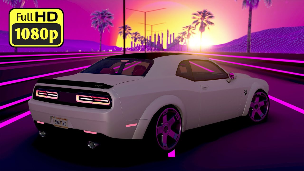 Dodge Challenger Cyberpunk Music Compilation | Full HD Wallpaper