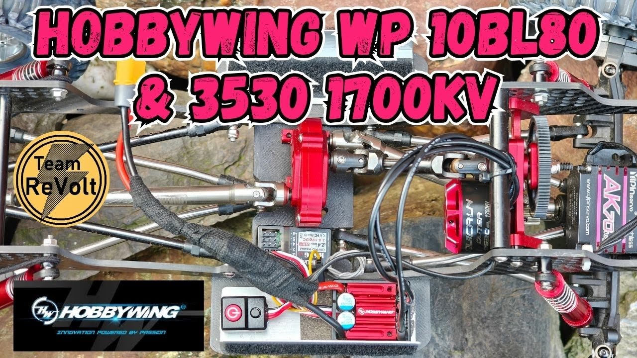 🔥 ПЕРВЫЙ ТЕСТ: Hobbywing WP 10BL80 + QuicRun 3530 1700KV — Насколько это действительно хорошо?