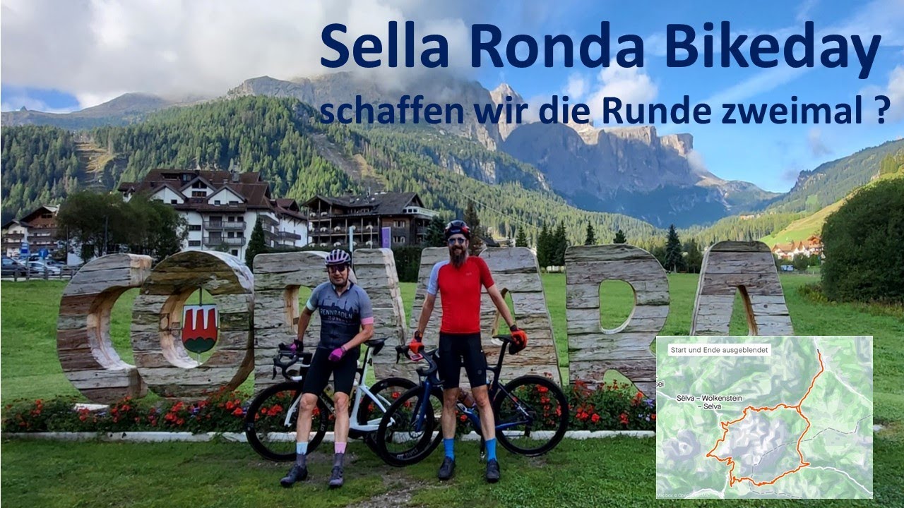 Sella Ronda BikeDay - schaffen wir die Runde zweimal ?