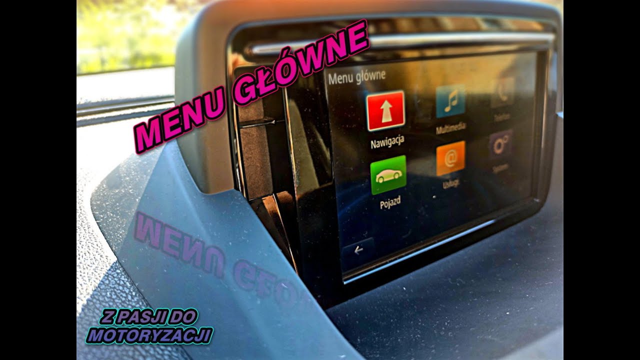 RENAULT MEGANE 3 - MENU GŁÓWNE