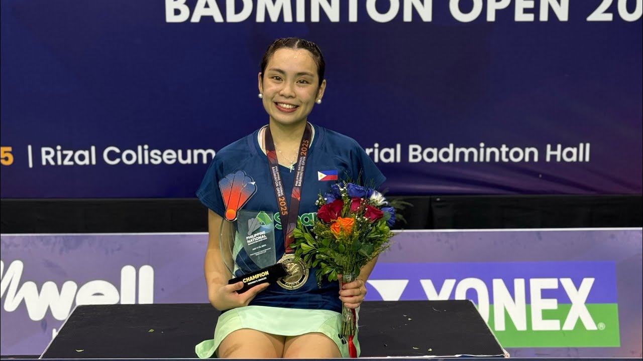 Philippine National Badminton Open 2025 WS FINALS (Mika De Guzman VS Christel Fuentespina)