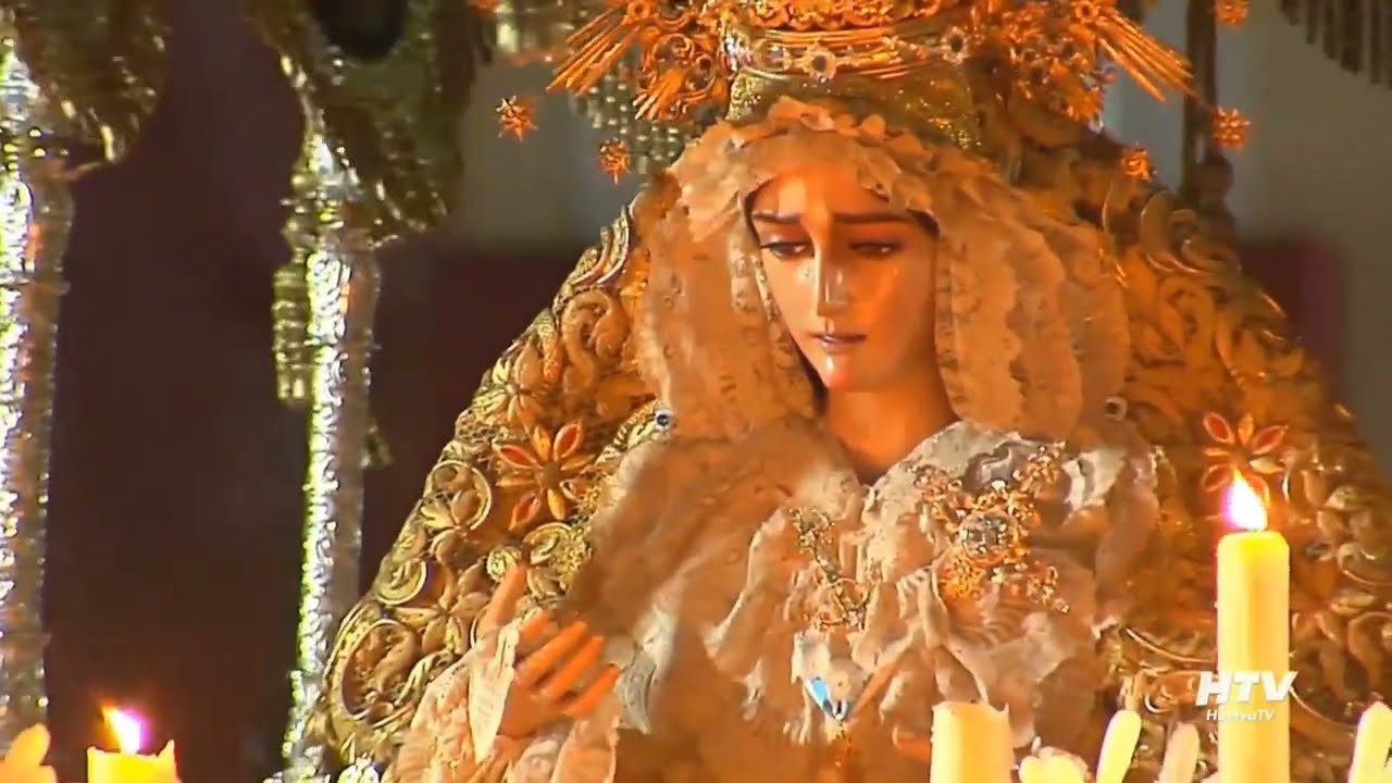 Esperanza, Reina de Huelva, en Carrera Oficial (Placeta) - Miércoles Santo 2023