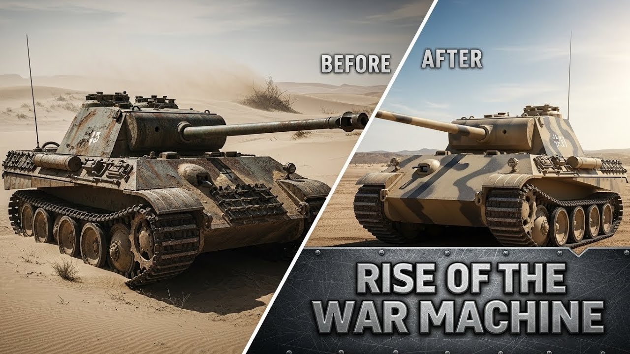 FROM DESERT WRECK TO MODERN BEAST (BEFORE & AFTER) — KF51 Panther