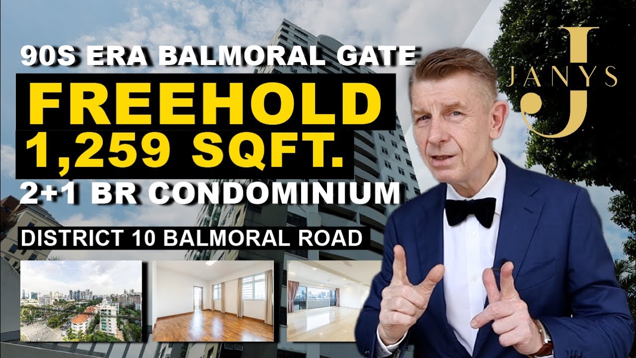 Panoramic Views of Bukit Timah Landscape & Cityscape | Balmoral Gate District 10 | Singapore Condo