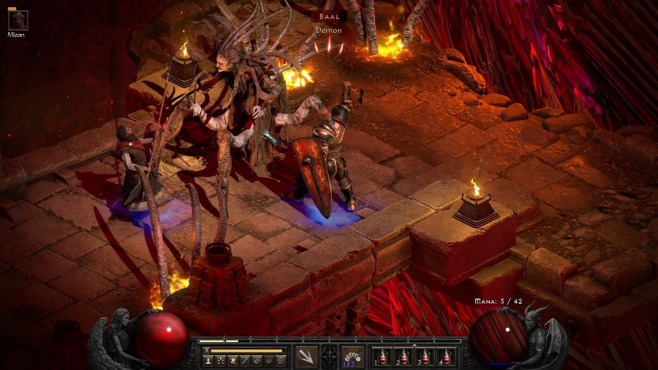 Diablo 2 Варвар в метание (Финал)