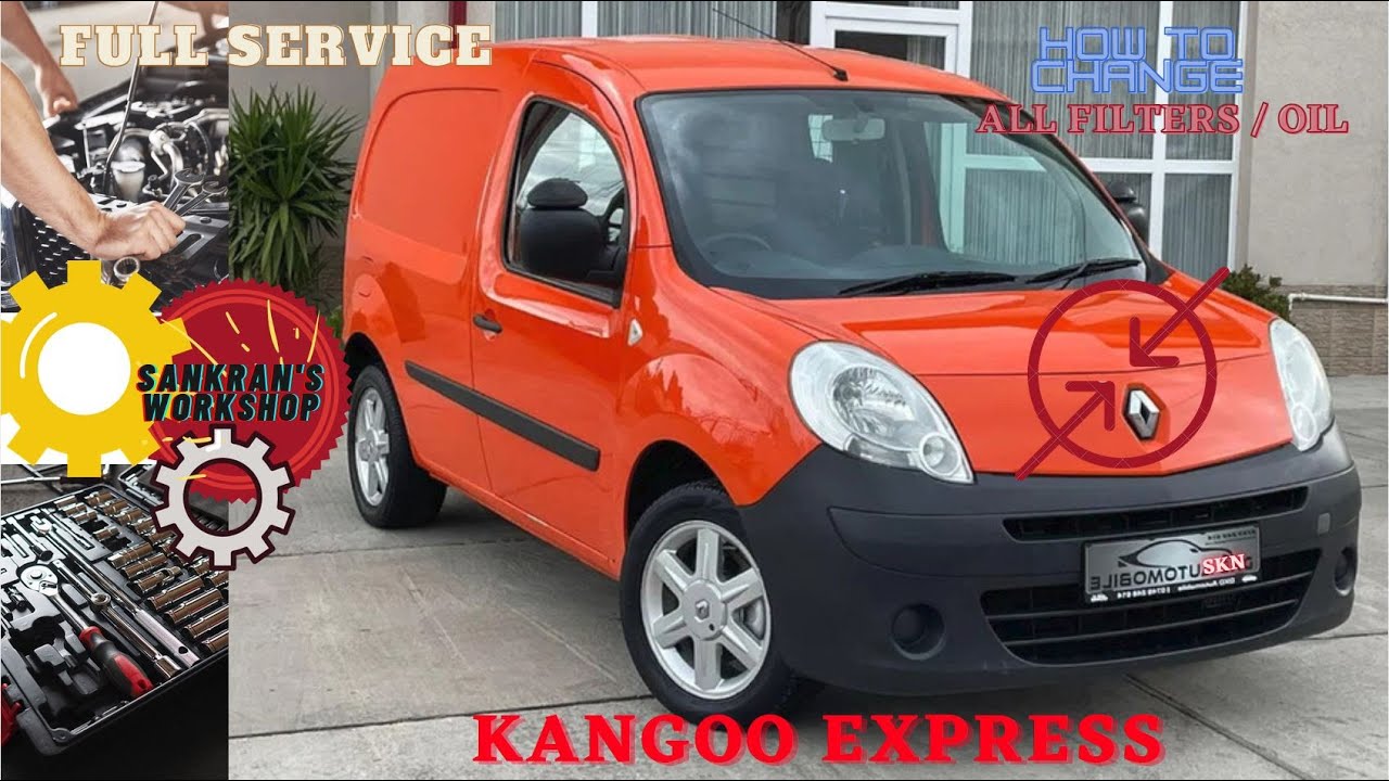 Renault Kangoo 1.5Dci Full Service - Air / Fuel / Cabin / Oil filters and Engine Oil