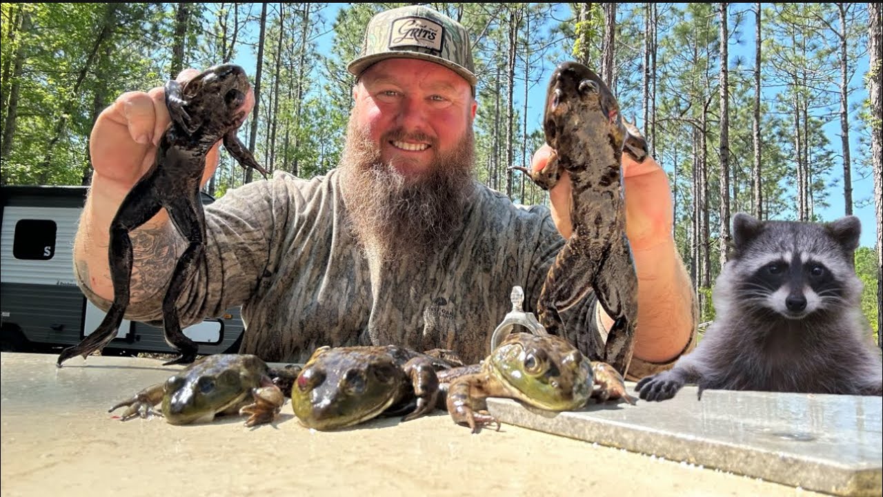 Living off what the land provides!! Gigging Frogs, Trapping, and calling Turkeys!