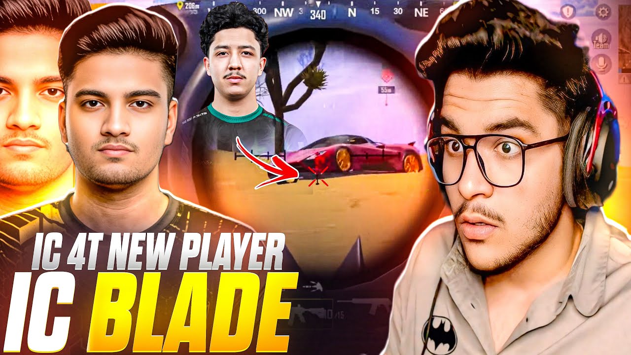 🥵NEW PLAYER IN FALAK TEAM *IC BLADE* BEST MOMENTS REACTION
