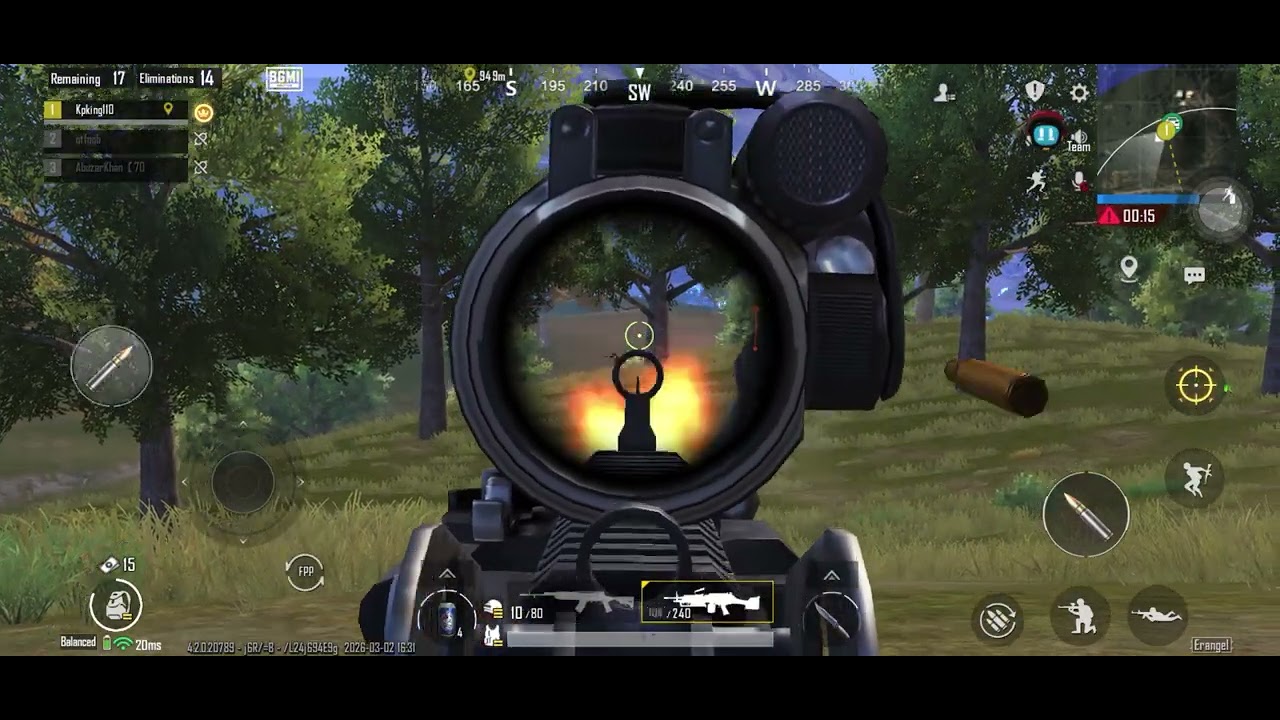 BGMI EP3.  21 kills Chicken dinner 