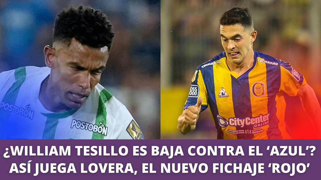 ¿William Tesillo no jugará contra Millonarios? ¡Así juega Maximiliano Lovera, fichaje de Santa Fe!