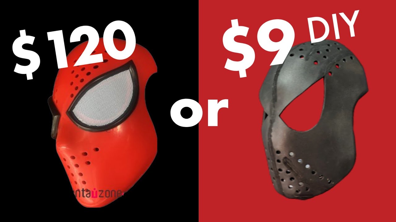 Spiderman Faceshell Cheap and Easy using EVA Foam