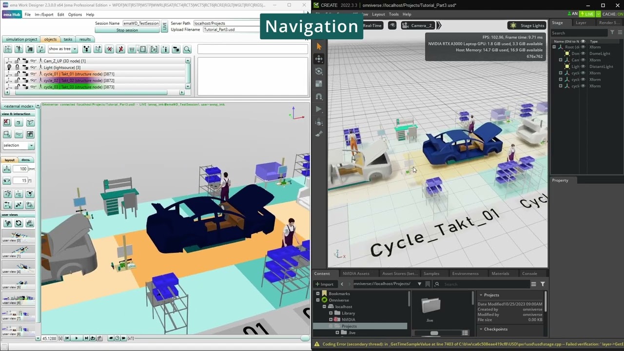 ema Academy (EN): ema Omniverse Connector 3/3 - Live Collaboration