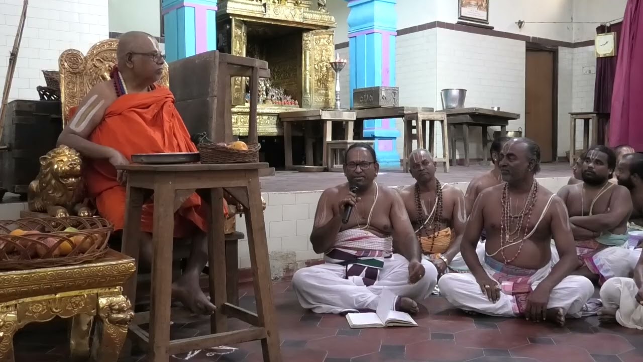 15-ஸ்ரீ வைகானஸ ஆகம வித்வத் ஸபா-  புலவனூர் ஸ்ரீ உ வே கஸ்தூரிரங்க பட்டர், கும்ப பூஜா ந்யாஸ விதி