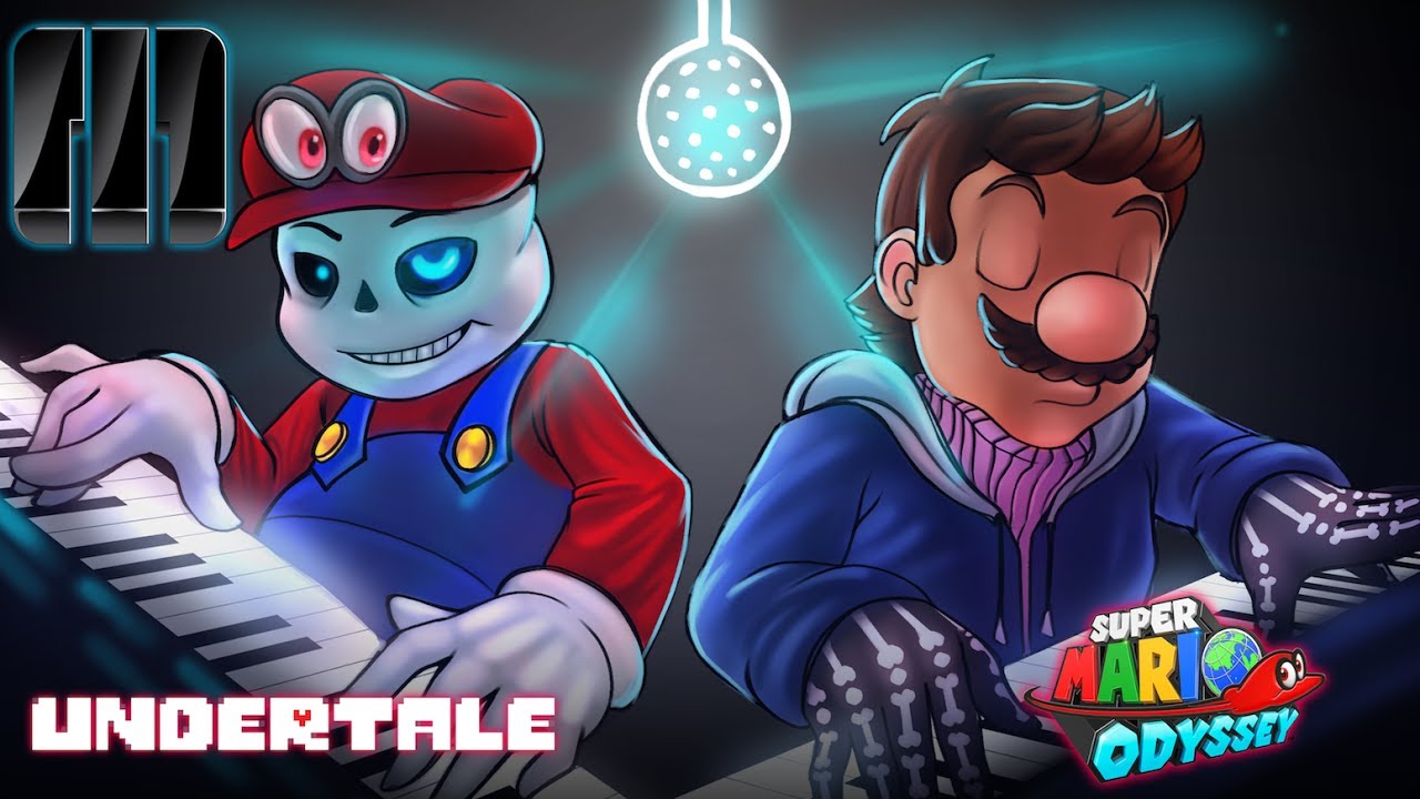 Jump Up Super Star Undertale Remix (1-Up Girl Cover) Mario Odyssey Undertale Remix Piano