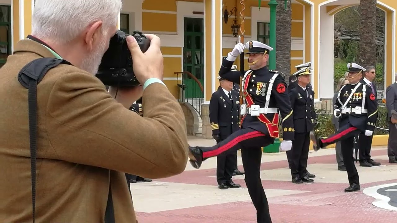 VID 20240325 111903 Desfile del Piquete 2024 ante el Almirante Alejandro Cuerda Lorenzo