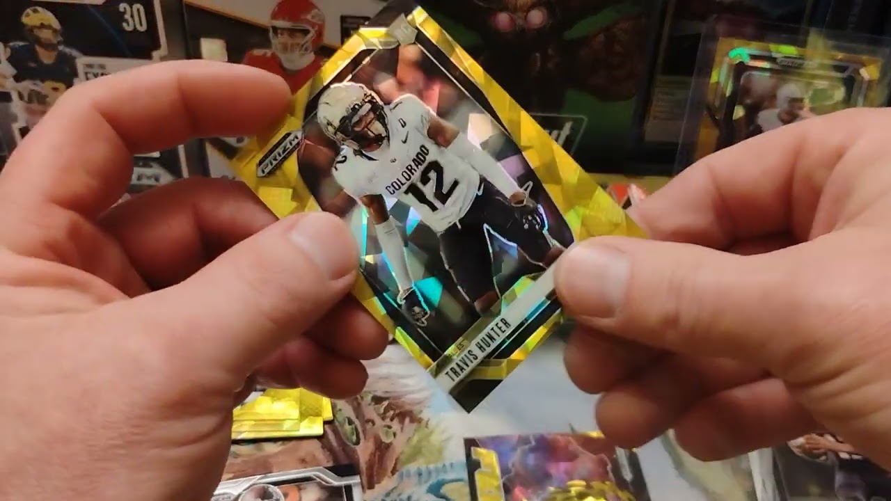 Совершенно новый! Обзор мегабокса Prizm Draft Picks 2025 Gold Ice! #prizm #nfl #packopening #card...