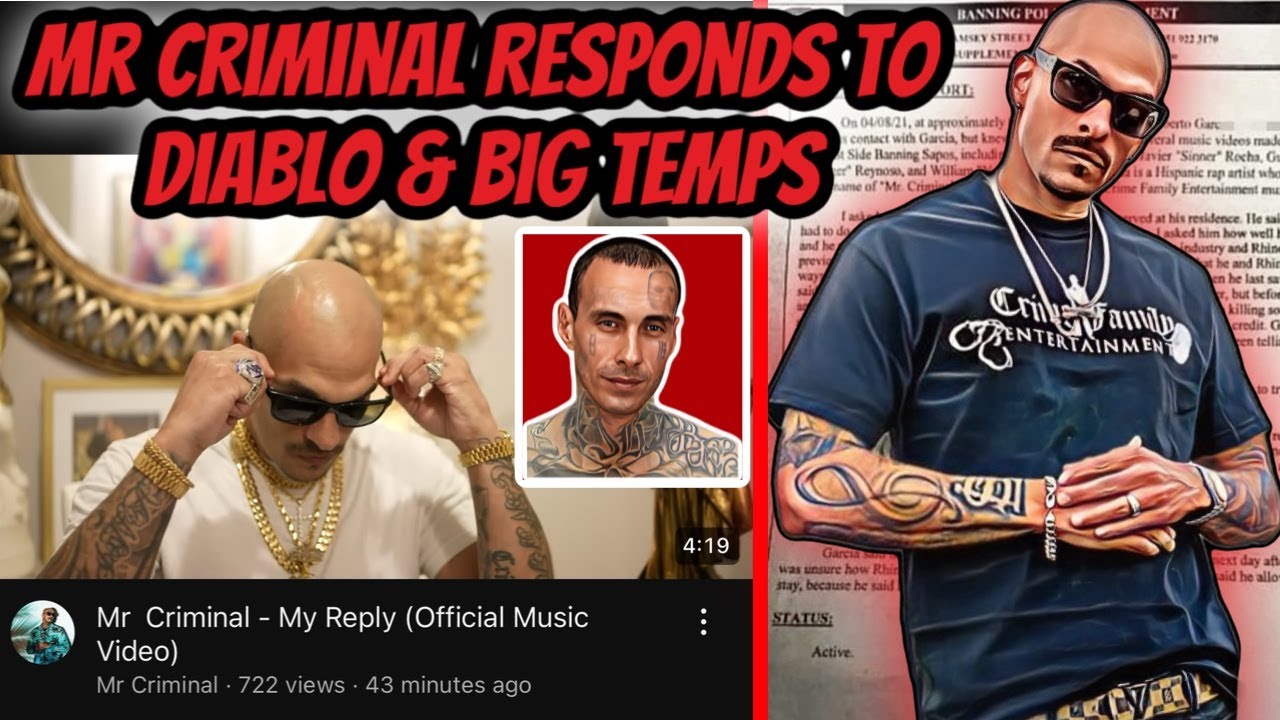 Mr Criminal Replies To Diablo & Big Temps Sn!tching Allegations #new #viralvideos #viralvideo
